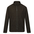 Dark Khaki - Front - Regatta Mens Edley Marl Full Zip Fleece Jacket