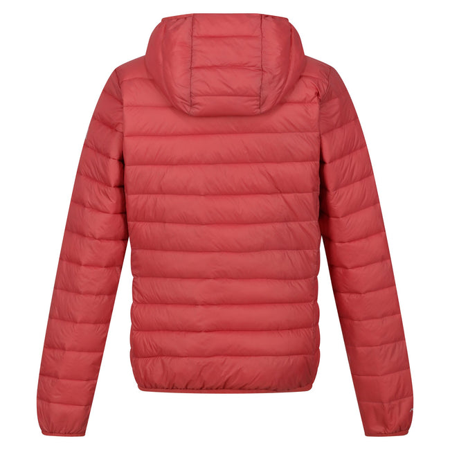 Mineral Red-Rumba Red - Back - Regatta Womens-Ladies Marizion Hooded Padded Jacket