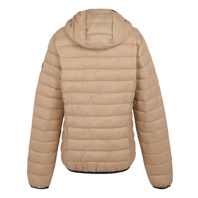 Warm Taupe-Bueno - Back - Regatta Womens-Ladies Marizion Hooded Padded Jacket