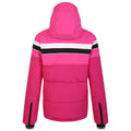 Pure Pink-Boudoir Red - Back - Dare 2B Womens-Ladies Powder Ski Jacket