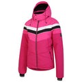 Pure Pink-Boudoir Red - Side - Dare 2B Womens-Ladies Powder Ski Jacket