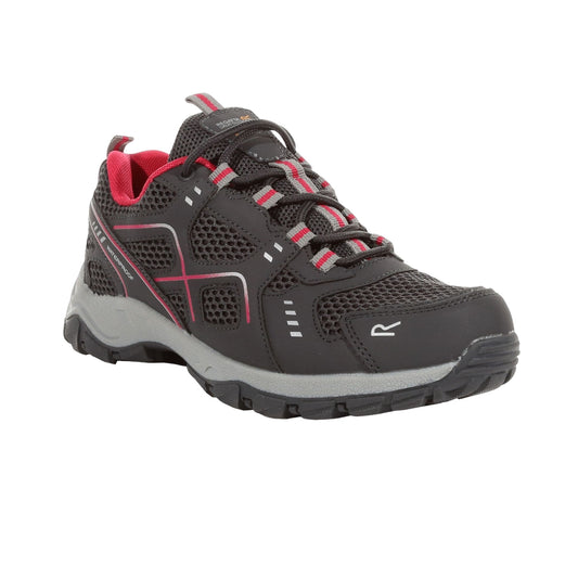 Granite-Pink Potion - Front - Regatta Womens-Ladies Vendeavour Walking Shoes