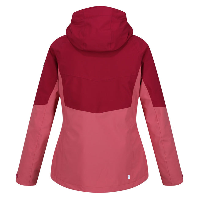 Mineral Red-Rumba Red - Back - Regatta Womens-Ladies Wentwood VIII 2 in 1 Jacket