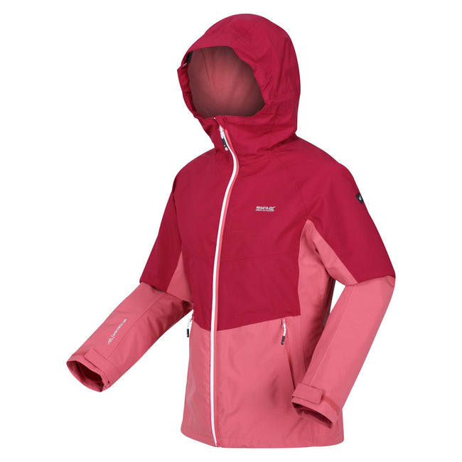 Mineral Red-Rumba Red - Side - Regatta Womens-Ladies Wentwood VIII 2 in 1 Jacket