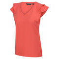 Peach Bloom - Side - Regatta Womens-Ladies Ferra Frill T-Shirt
