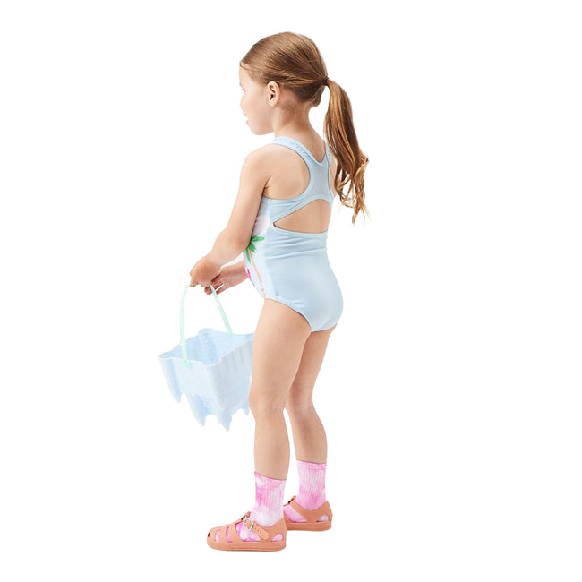 Cool Blue - Side - Regatta Girls Beach Peppa Pig One Piece Swimsuit