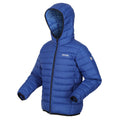 New Royal-Strong Blue - Side - Regatta Childrens-Kids Marizion Hooded Padded Jacket