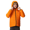 Orange Pepper-Burnt Copper - Lifestyle - Regatta Childrens-Kids Marizion Hooded Padded Jacket