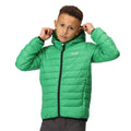 Field Green-Jasmine Green - Lifestyle - Regatta Childrens-Kids Marizion Hooded Padded Jacket