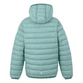 Green Haze-Spruce Green - Back - Regatta Childrens-Kids Marizion Hooded Padded Jacket
