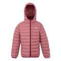 Dark Pimento-Dusty Rose - Front - Regatta Childrens-Kids Marizion Hooded Padded Jacket
