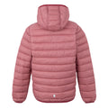 Dark Pimento-Dusty Rose - Back - Regatta Childrens-Kids Marizion Hooded Padded Jacket