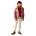 Dark Pimento-Dusty Rose - Lifestyle - Regatta Childrens-Kids Marizion Hooded Padded Jacket