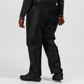 Black - Pack Shot - Regatta Great Outdoors Mens Classic Pack It Waterproof Overtrousers