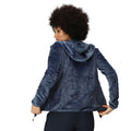 Admiral Blue - Pack Shot - Regatta Womens-Ladies Julissa III Fluffy Full Zip Fleece Jacket