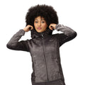 Seal Grey - Side - Regatta Womens-Ladies Julissa III Fluffy Full Zip Fleece Jacket