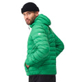 Field Green-Jasmine Green - Pack Shot - Regatta Mens Marizion Baffled Hooded Padded Jacket