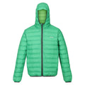 Field Green-Jasmine Green - Front - Regatta Mens Marizion Baffled Hooded Padded Jacket