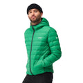 Field Green-Jasmine Green - Lifestyle - Regatta Mens Marizion Baffled Hooded Padded Jacket