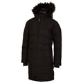 Black - Side - Dare 2B Girls Striking III Quilted Parka
