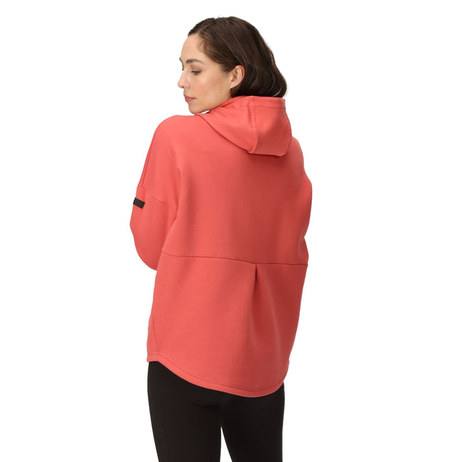 Mineral Red - Pack Shot - Regatta Womens-Ladies Rossall Full Zip Hoodie