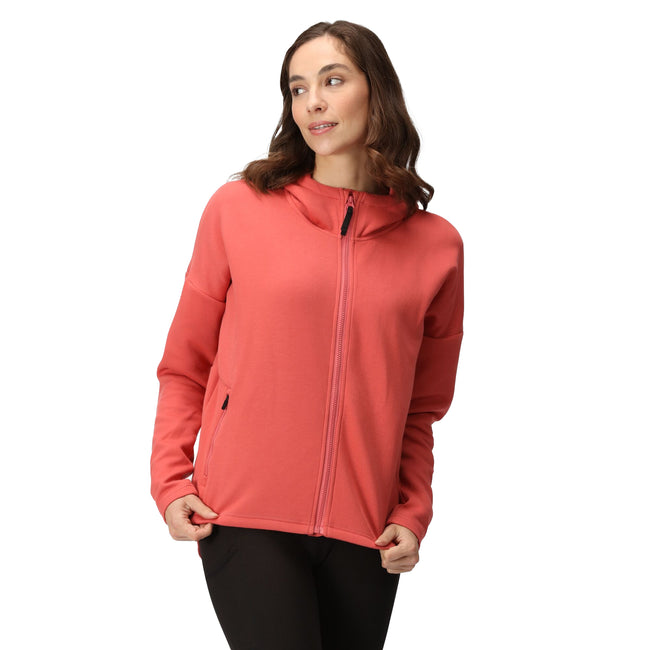 Mineral Red - Lifestyle - Regatta Womens-Ladies Rossall Full Zip Hoodie