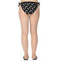 Black-White - Close up - Regatta Womens-Ladies Flavia Polka Dot Bikini Bottoms