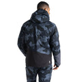 Ebony-Black - Pack Shot - Dare 2B Mens Baseplate Geometric Ski Jacket