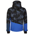Olympian Blue-Black - Back - Dare 2B Mens Baseplate Geometric Ski Jacket