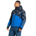 Olympian Blue-Black - Lifestyle - Dare 2B Mens Baseplate Geometric Ski Jacket