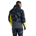 Neon Spring-Black - Pack Shot - Dare 2B Mens Baseplate Geometric Ski Jacket