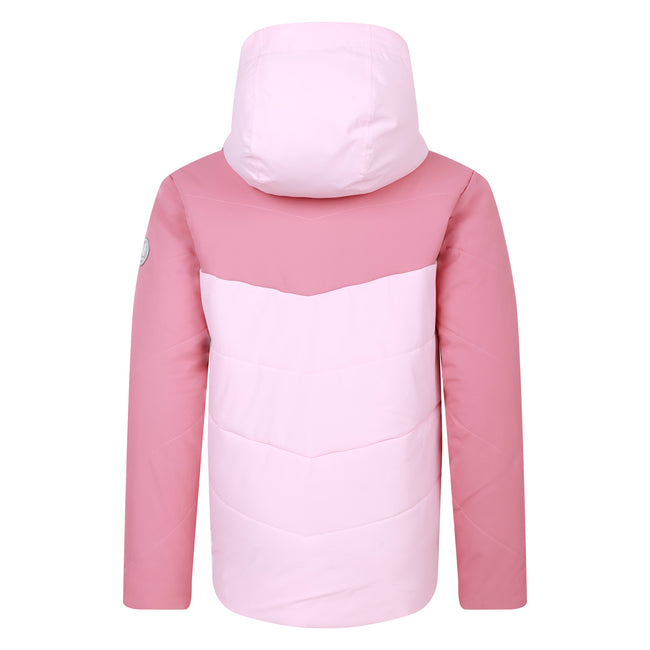 Crystal Rose-Dusty Rose - Back - Dare 2B Childrens-Kids Jolly Padded Jacket