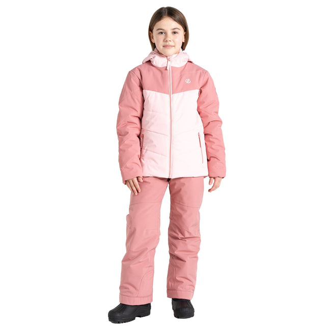 Crystal Rose-Dusty Rose - Lifestyle - Dare 2B Childrens-Kids Jolly Padded Jacket