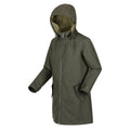 Dark Khaki - Side - Regatta Womens-Ladies Fantine Baffled Padded Jacket