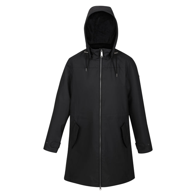 Black - Front - Regatta Womens-Ladies Fantine Baffled Padded Jacket