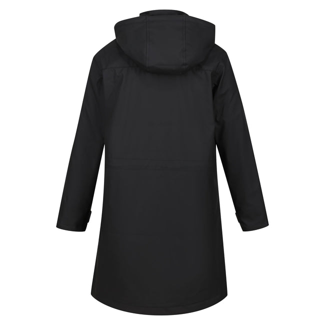 Black - Back - Regatta Womens-Ladies Fantine Baffled Padded Jacket