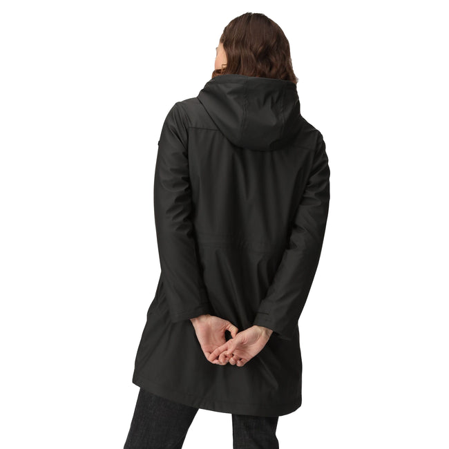 Black - Pack Shot - Regatta Womens-Ladies Fantine Baffled Padded Jacket