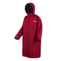 Dark Maroon - Back - Regatta Unisex Adult Waterproof Fleece Lined Changing Robe