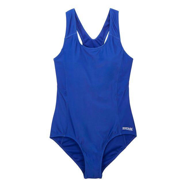 Brightest Blue - Front - Regatta Womens-Ladies Active II One Piece Swimsuit