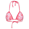 Peach Bloom - Front - Regatta Womens-Ladies Hibiscus Bikini Top