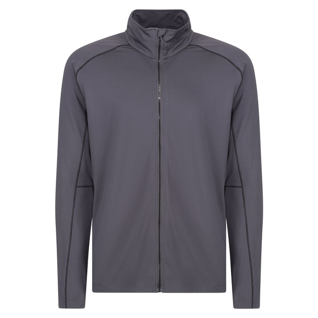 Seal Grey - Front - Regatta Professional Mens Stretch Full Zip Midlayer
