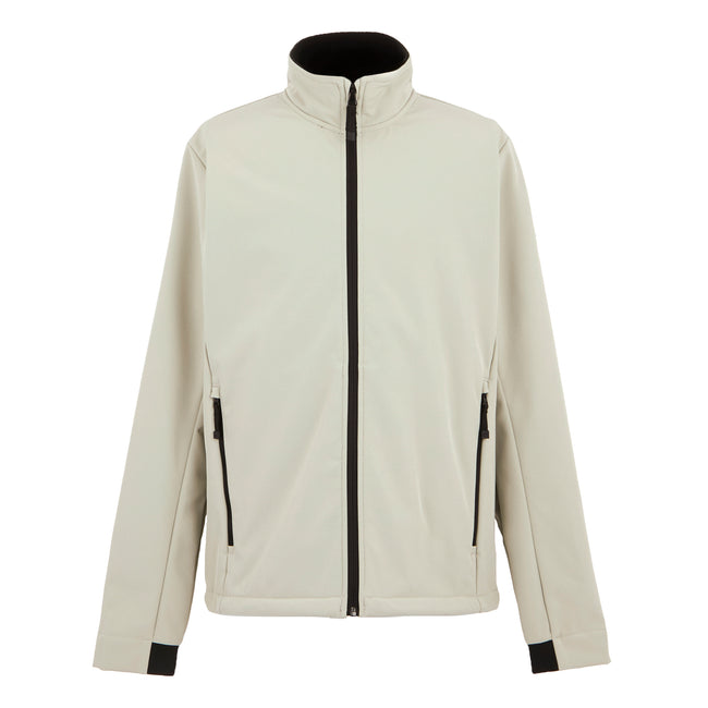 Abbeystone-Black - Front - Regatta Mens Dendrick Soft Shell Jacket