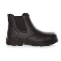 Black - Pack Shot - Regatta Mens Waterproof Action Leather Dealer Boots