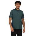 Dark Green - Side - Regatta Mens Pro 65-35 Short-Sleeved Polo Shirt