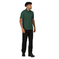 Dark Green - Lifestyle - Regatta Mens Pro 65-35 Short-Sleeved Polo Shirt