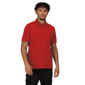 Classic Red - Side - Regatta Mens Pro 65-35 Short-Sleeved Polo Shirt