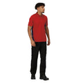 Classic Red - Lifestyle - Regatta Mens Pro 65-35 Short-Sleeved Polo Shirt