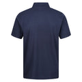 Navy - Back - Regatta Mens Pro 65-35 Short-Sleeved Polo Shirt