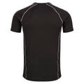 Black - Back - Regatta Mens Pro Short-Sleeved Base Layer Top