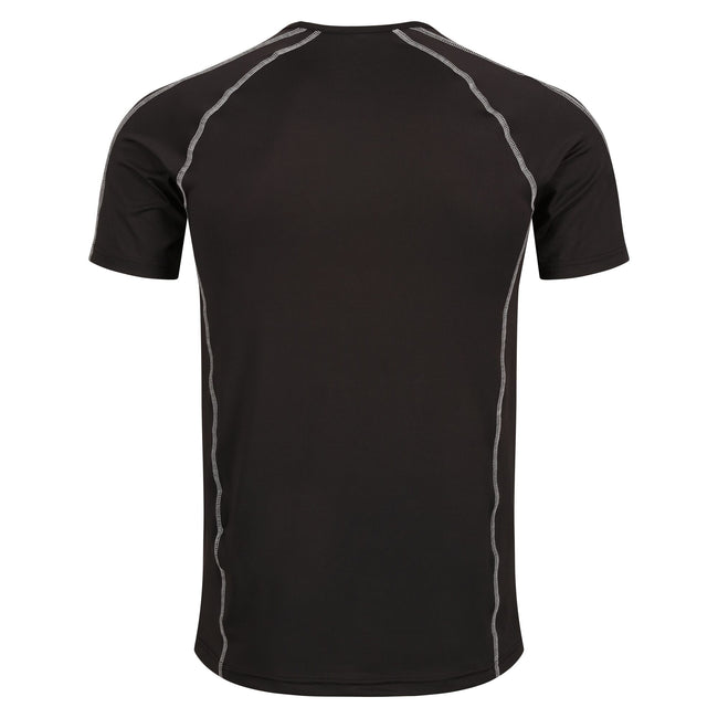 Black - Back - Regatta Professional Mens Short-Sleeved Base Layer Top